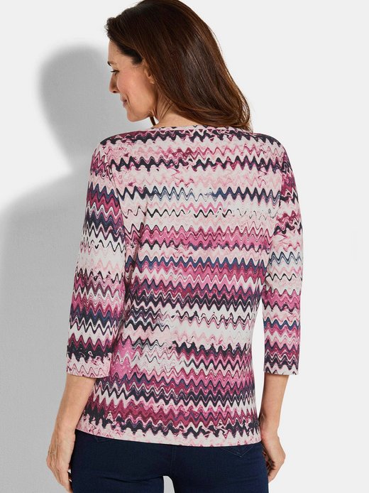 Damen Print Shirts - Kurzgöße