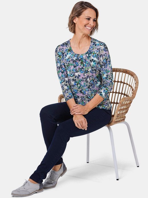 Damen Print Shirts - Kurzgöße