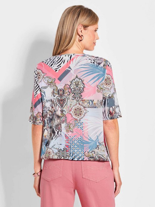 Damen Print Shirts - Kurzgöße