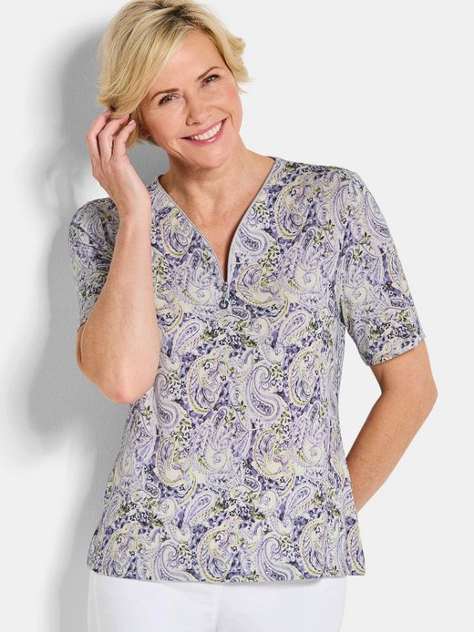 Damen Print Shirts - Kurzgöße