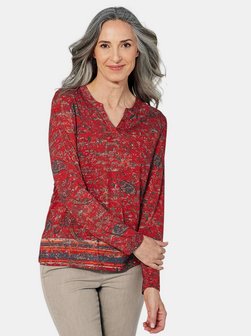 Damen Print Shirts - Kurzgöße