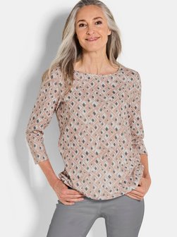 Damen Print Shirts - Kurzgöße