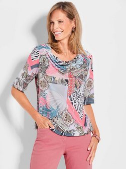 Damen Print Shirts - Kurzgöße