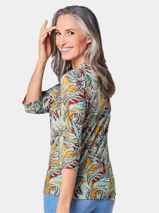 Damen Print Shirts - Kurzgröße