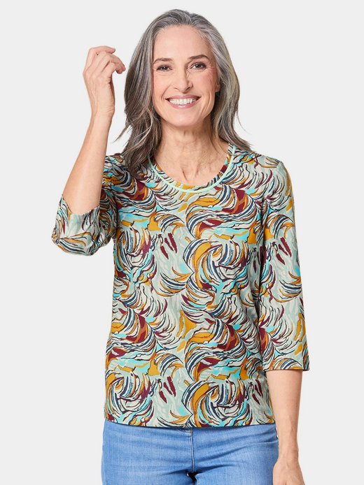Damen Print Shirts - Kurzgröße