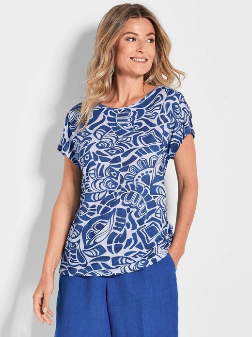 Damen Print Shirts - Kurzgröße