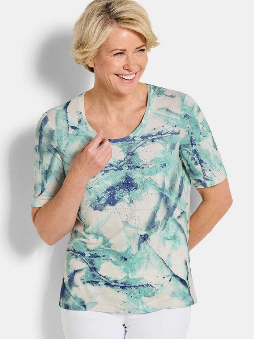 Damen Print Shirts - Kurzgröße