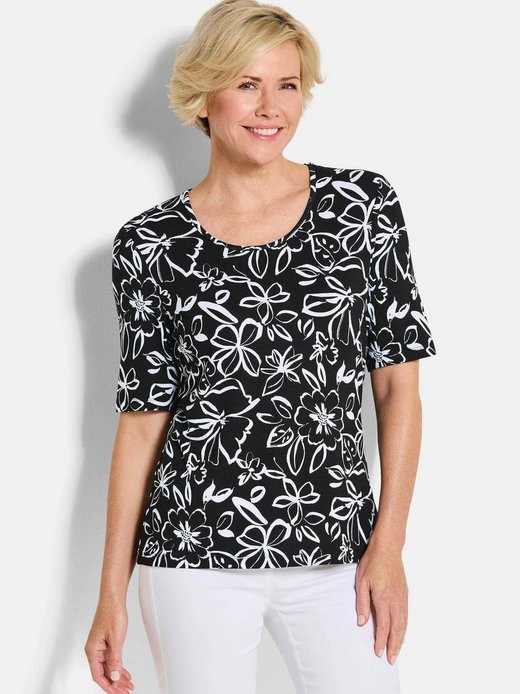 Damen Print Shirts - Kurzgröße