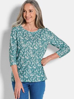 Damen Print Shirts - Kurzgröße