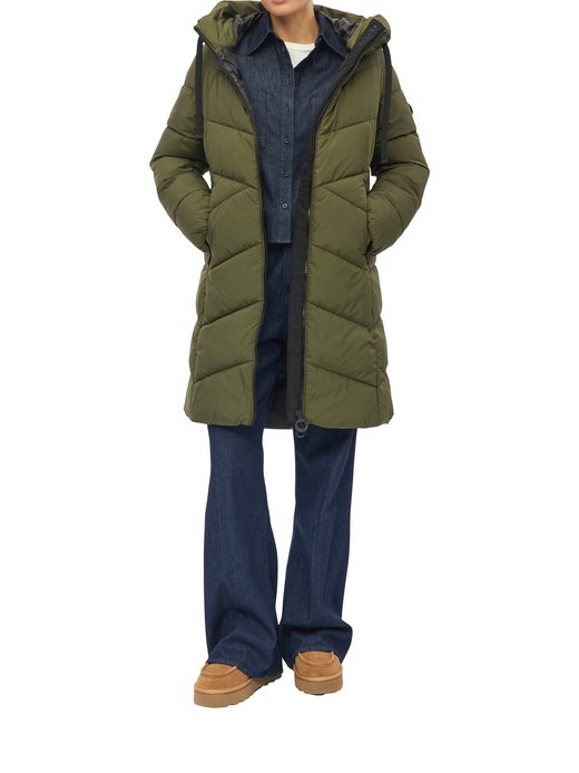 Damen Puffer Mantel