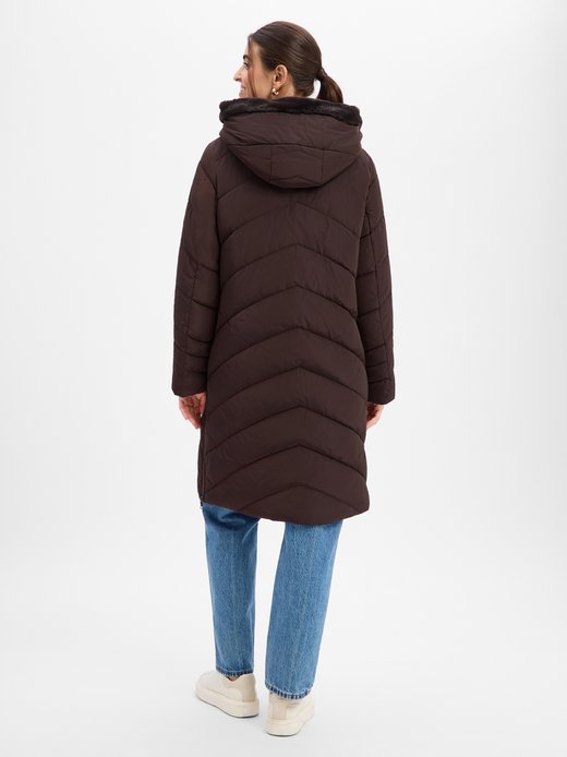 Damen Puffer Mantel