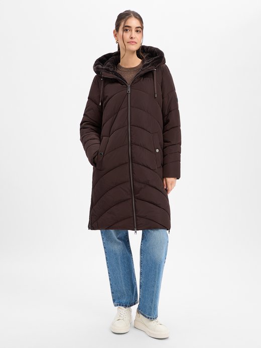 Damen Puffer Mantel