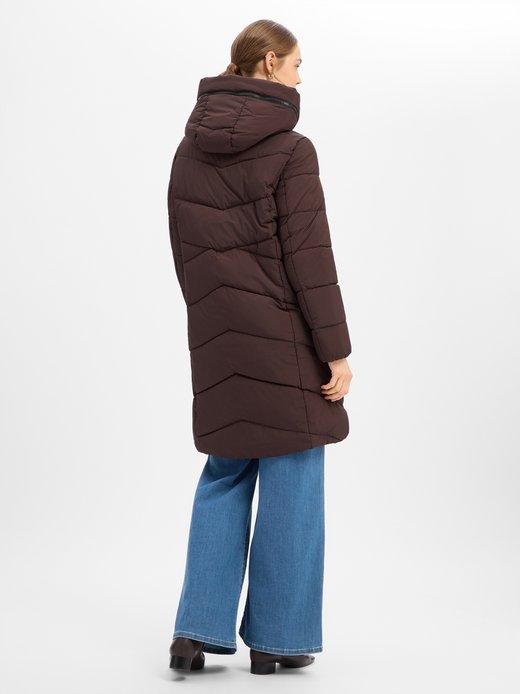 Damen Puffer Mantel
