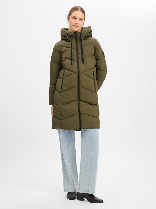 Damen Puffer Mantel