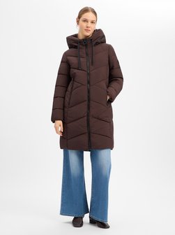 Damen Puffer Mantel