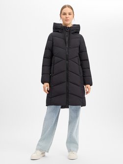 Damen Puffer Mantel