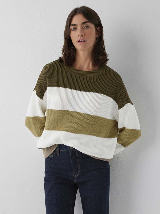 Damen Pullover - Striped