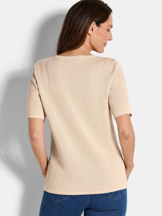 Damen Pullover Uni - Kurzgöße
