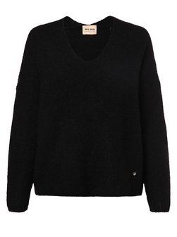Artikelbild Damen Pullover mit Alpaka-Anteil - MMThora von MOS MOSH in schwarz uni