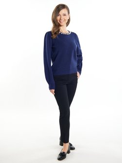 Damen Pullover mit Perlen