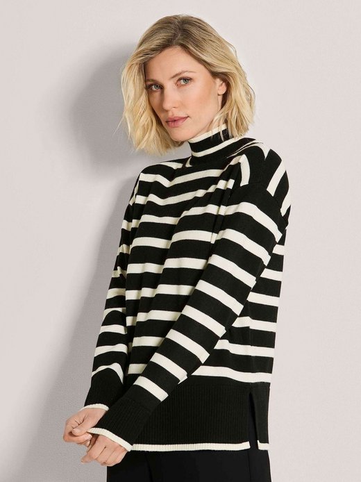 Damen Pullover mit Stehkragen