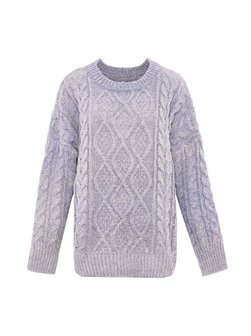 Artikelbild Damen Pullover von MyMo in blau uni