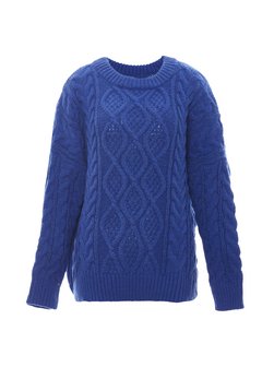Artikelbild Damen Pullover von MyMo in blau uni