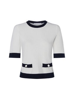 Artikelbild Damen Pullover von Betty & Co in weiß marine uni