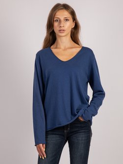 Artikelbild Damen Pullover von Vicci Germany in blau uni