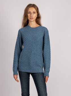 Artikelbild Damen Pullover von Vicci Germany in blau uni