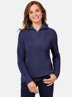Artikelbild Damen Pullover von Goldner in marine uni