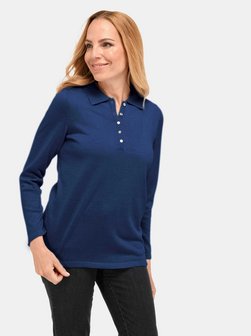 Artikelbild Damen Pullover von Goldner in marine uni