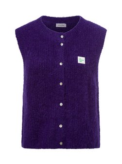 Artikelbild Damen Pullunder mit Alpaka-Anteil - East19MC von american vintage in lila uni