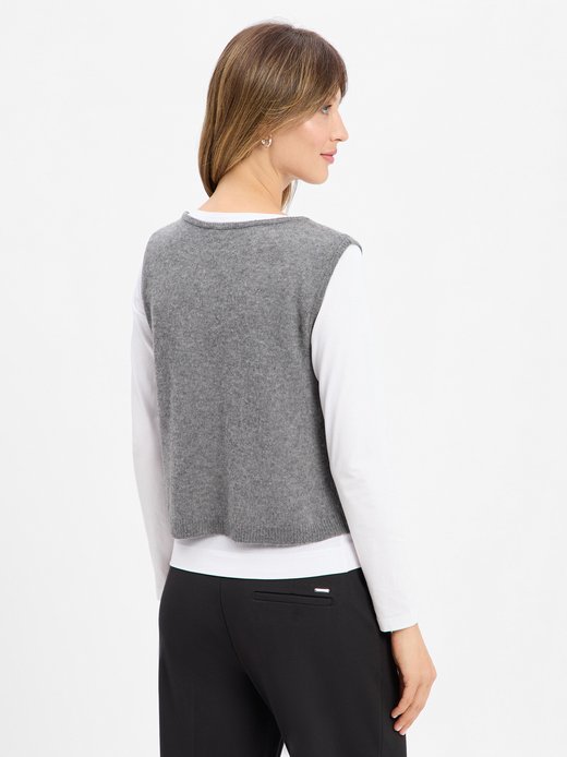Damen Pullunder mit Cashmere-Anteil - Dumy