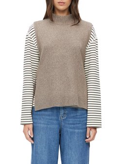 Damen Pullunder mit Wollanteil