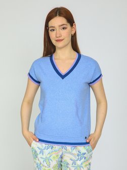 Artikelbild Damen Pullunder von Vicci Germany in hellblau uni