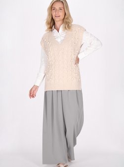 Artikelbild Damen Pullunder von Usha in beige gemustert
