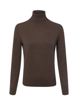 Damen Pure Cashmere Rollkragenpullover