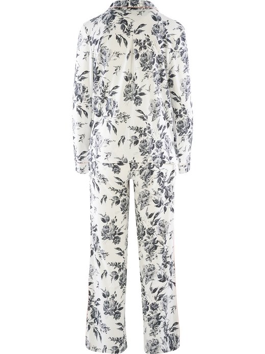 Damen Pyjama  -  Black Rose