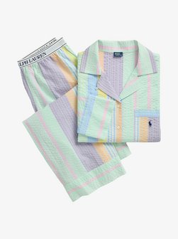 Damen Pyjama  -  Coastal Stripe Seersucker