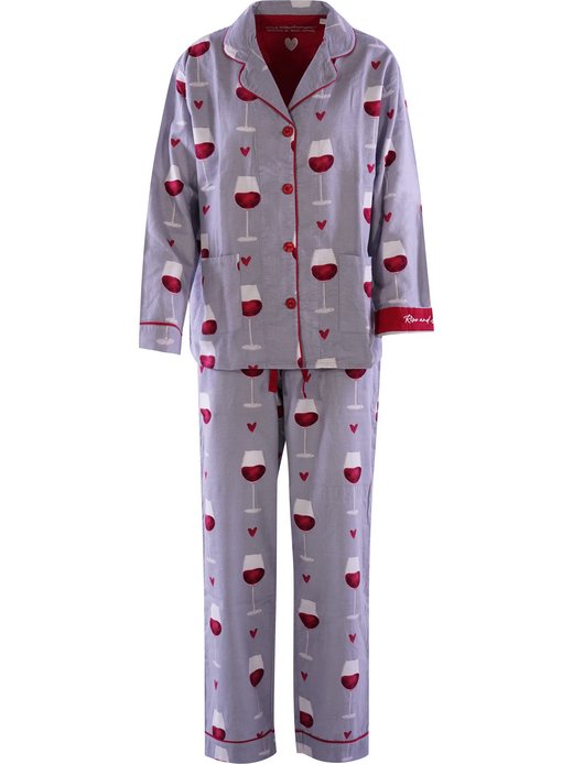 Damen Pyjama  -  Flanells
