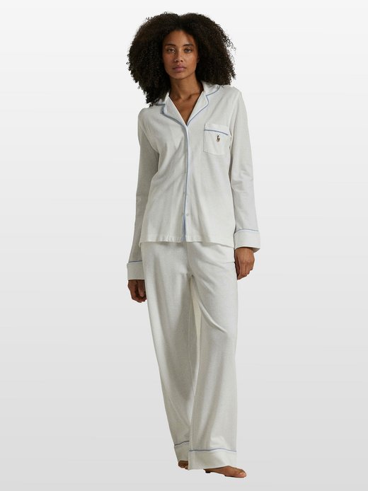 Damen Pyjama  -  Knit Oxford