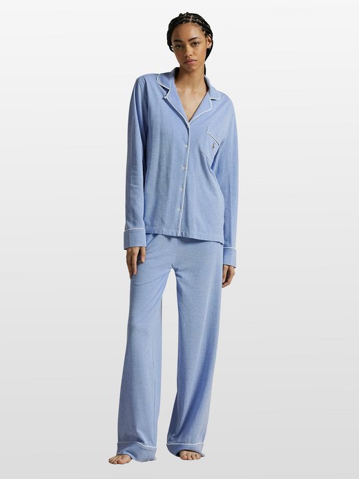Damen Pyjama  -  Knit Oxford