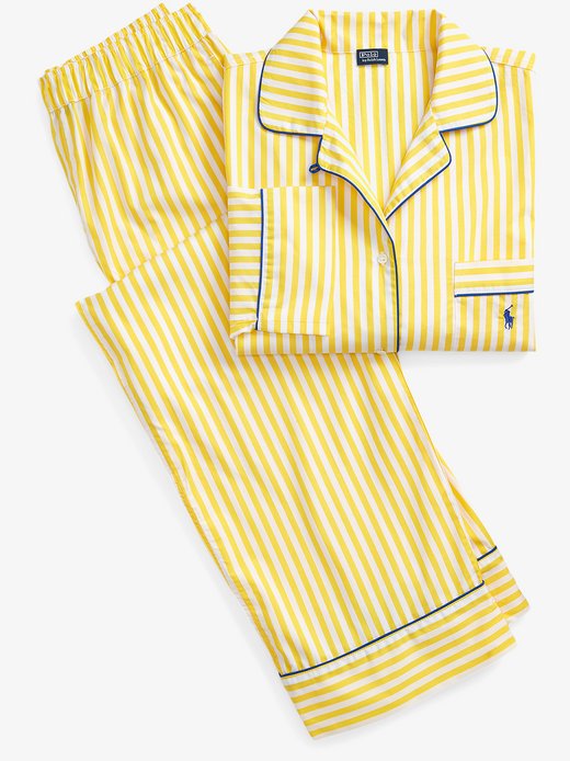 Damen Pyjama  -  Madison PJ Set - Shirting Stripes