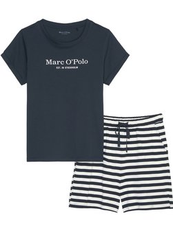 Artikelbild Damen Pyjama  -  Mix & Match Cotton von Marc O'Polo in blau gestreift