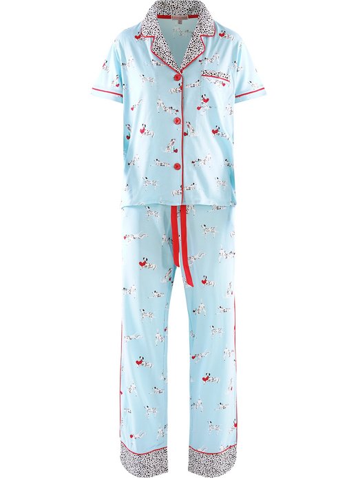 Damen Pyjama  -  PUPPY LOVE
