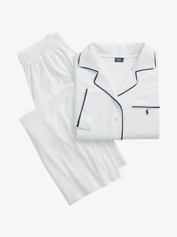 Artikelbild Damen Pyjama  -  Polo Essentials von Polo Ralph Lauren in weiß uni