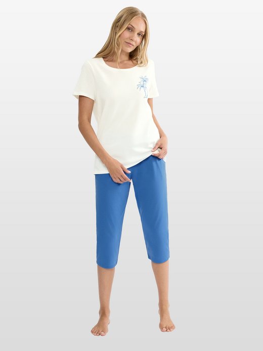 Damen Pyjama  -  Red Label Sets PK Capri