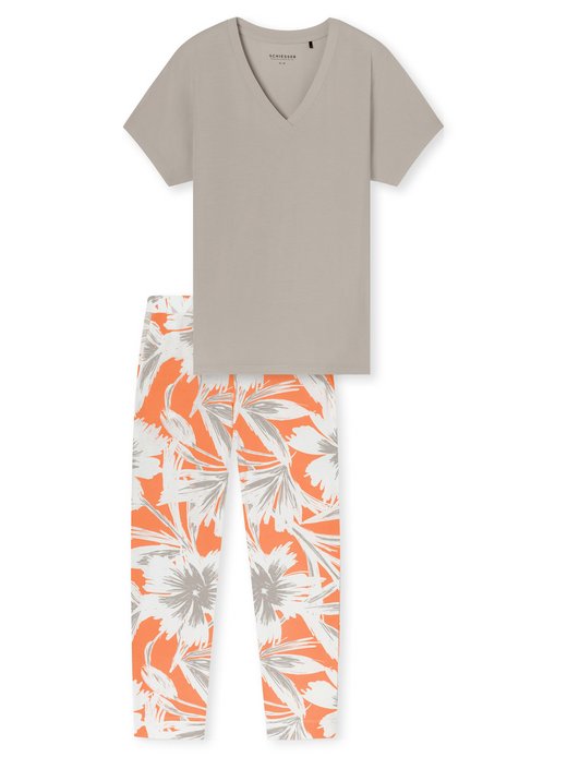 Damen Pyjama  -  Selected Premium 7/8