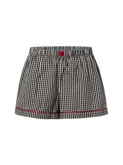 Damen Pyjama-Shorts - Vichy